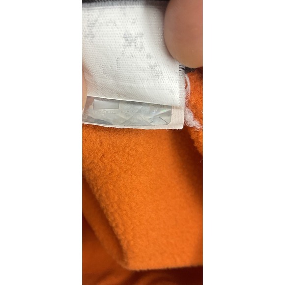 The North Face Men's TNF Full-Zip Hoodie Sweatshirt Men's XL Orange Fleece - Picture 10 of 10
